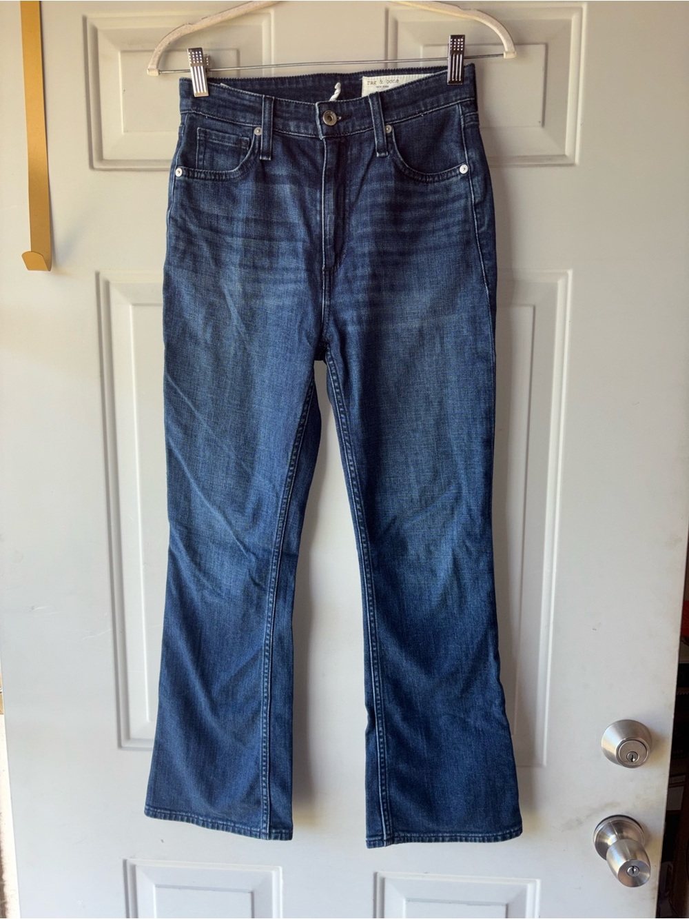 Rag & Bone Casey high rise ankle flare jeans size 25